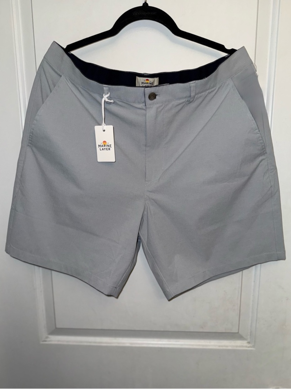 Marine Layer NWT Versatile Hybrid Shorts in Light Grey - Size 34